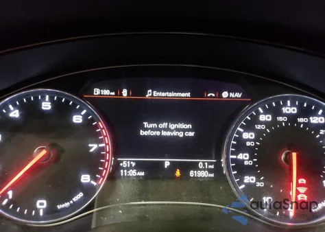 2015 Audi A6 Prestige from USA, damaged, VIN WAUHGAFC6FN023166